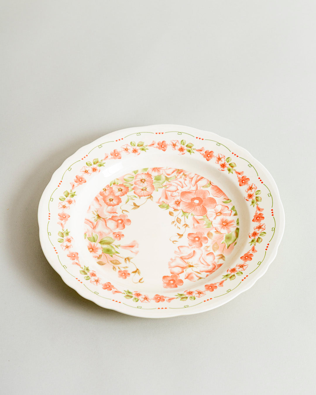 Blush Floral Garden Dinner Plate