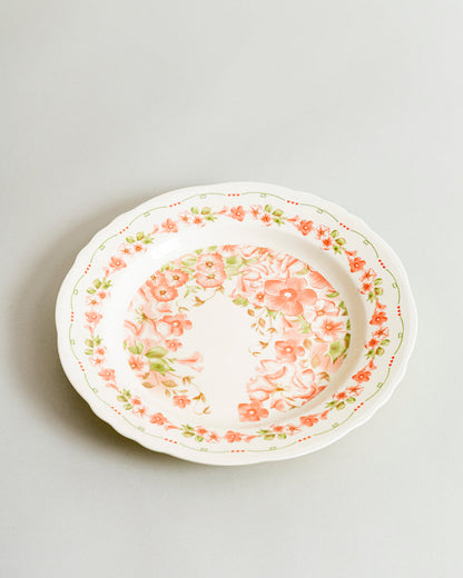 Blush Floral Garden Dinner Plate