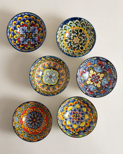 Royal Mosaic Katori - Set Of 6