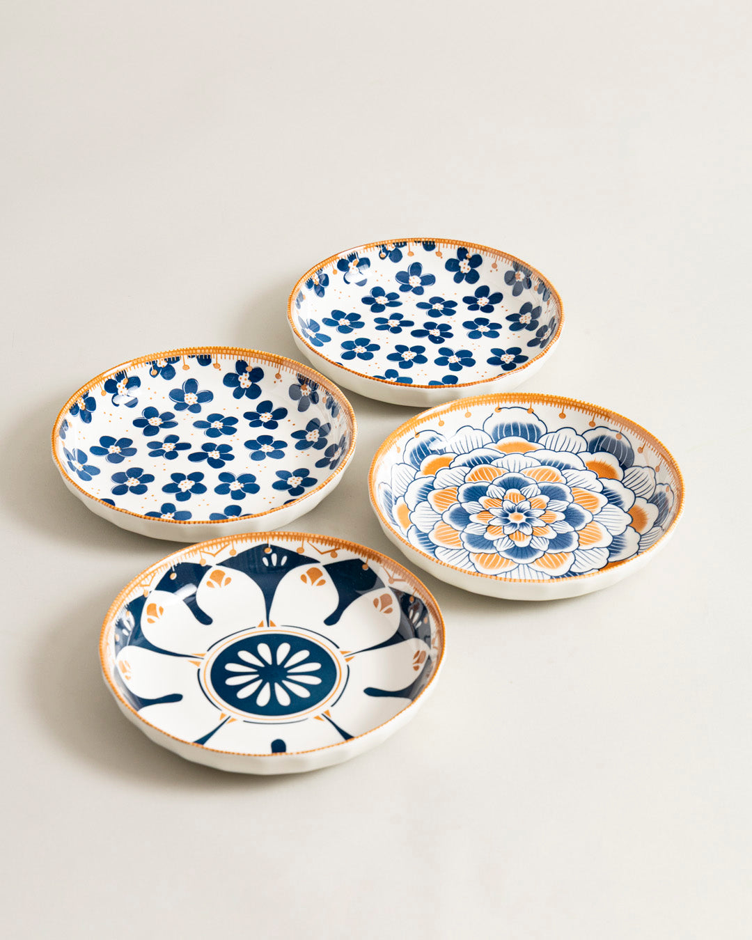 Blossom Charm Pasta Bowl - Set Of 4