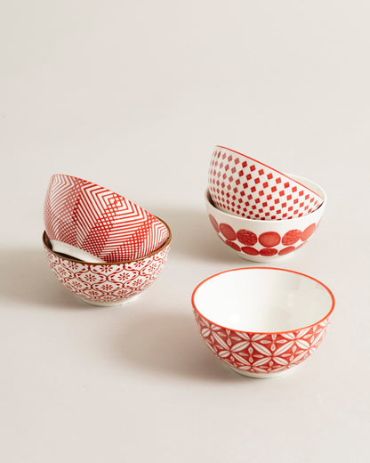Floral Vine Katori - Set Of 5