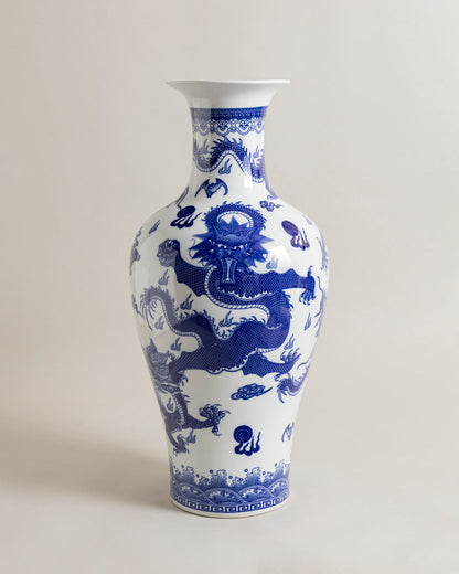Imperial Dragon Ceramic Vase