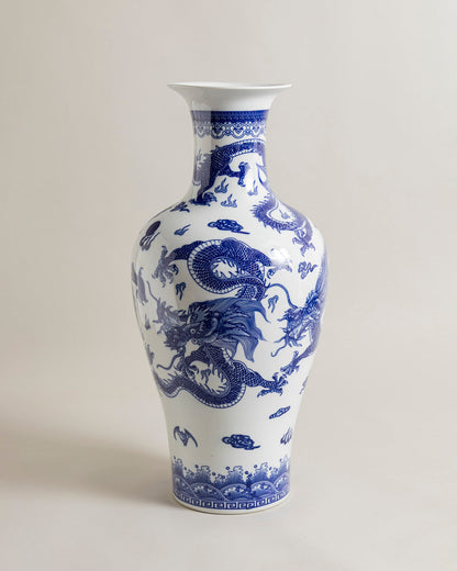 Imperial Dragon Ceramic Vase