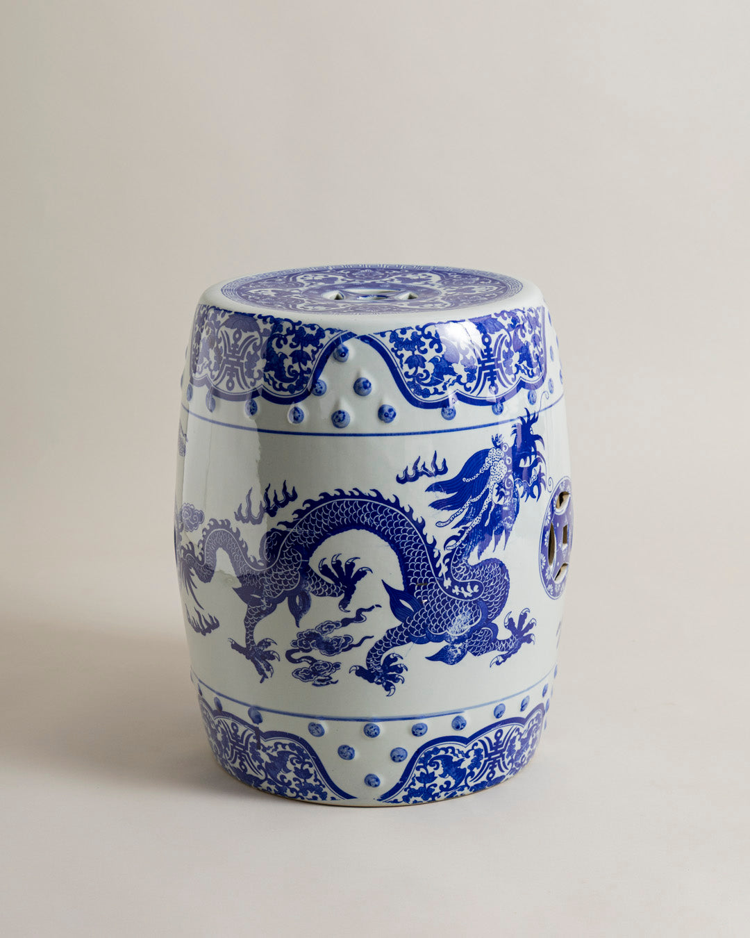 Royal Dragon Ceramic Garden Stool