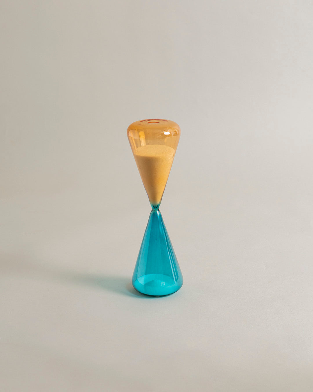 Dual Tone Glass Sand Clock - 28 minutes