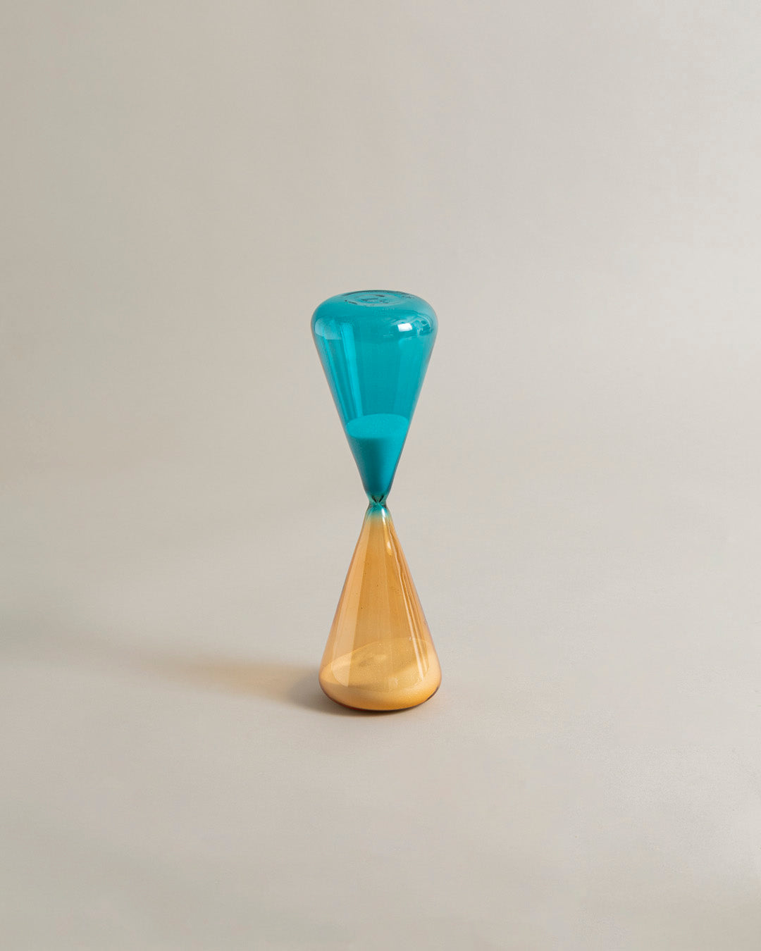 Dual Tone Glass Sand Clock - 28 minutes