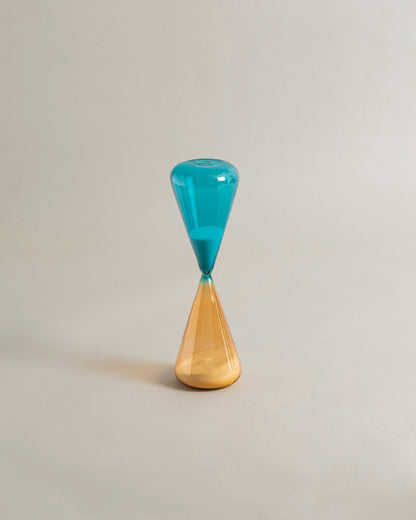 Dual Tone Glass Sand Clock - 28 minutes