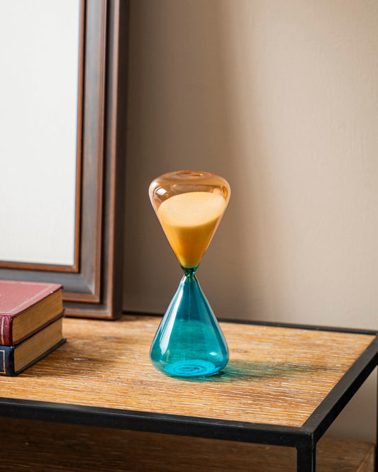 Dual Tone Glass Sand Clock - 34 minutes