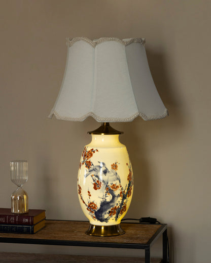 Radiant Dual Glow Bone China Table Lamp
