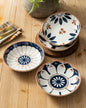 Rustic Bloom Pasta Bowl - Set Of 4