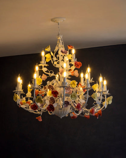 Grand Bloom French Floral Chandelier