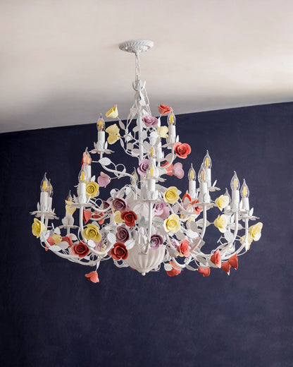 Grand Bloom French Floral Chandelier