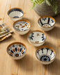 Golden Bloom Katori - Set Of 6