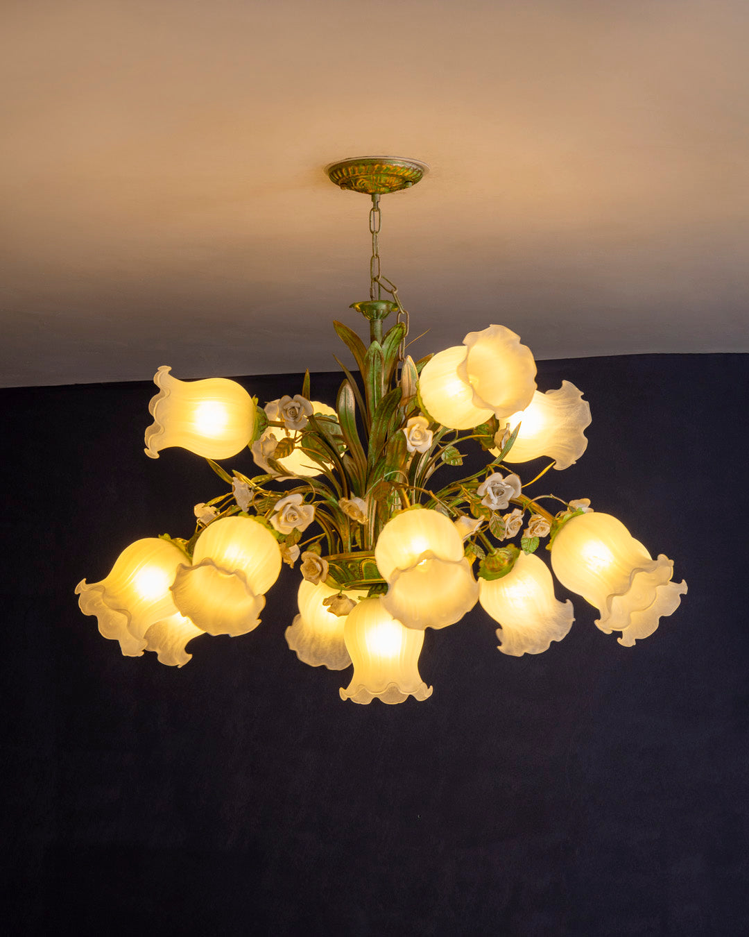 Royal Rose French Floral Chandelier