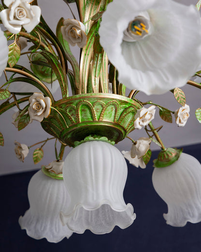 Royal Rose French Floral Chandelier