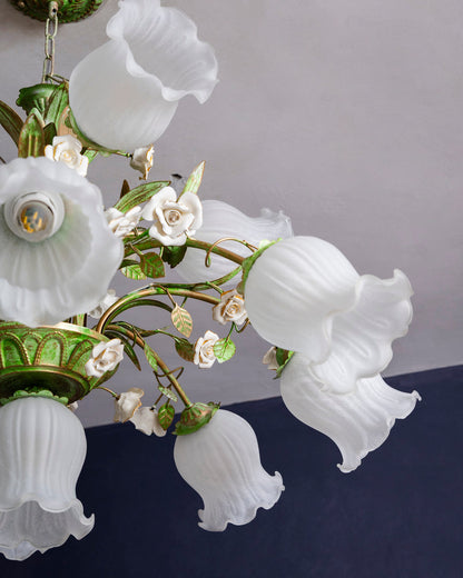 Royal Rose French Floral Chandelier