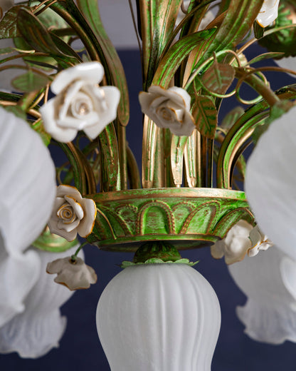 Royal Rose French Floral Chandelier