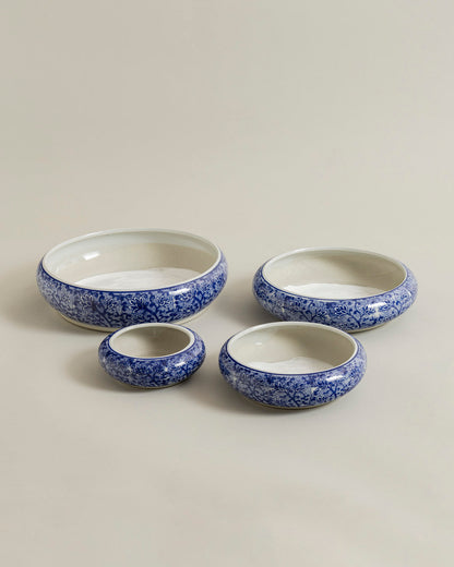 Delicate Lotus Vine Planter -Set Of 4
