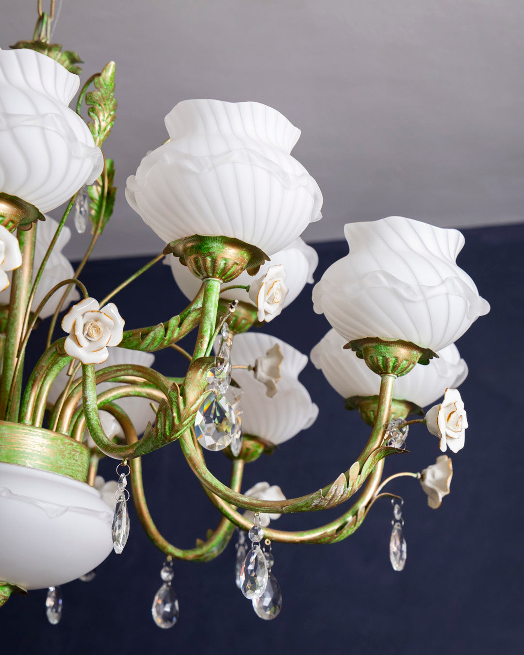 Imperial Rose French Floral Chandelier