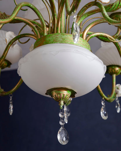 Imperial Rose French Floral Chandelier