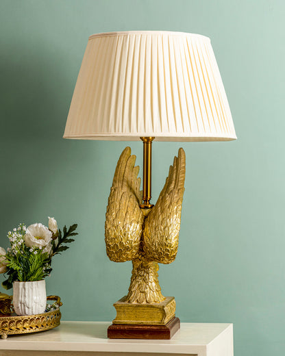 Golden Angel Wings Table Lamp