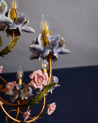 Heritage Bloom French Floral Chandelier