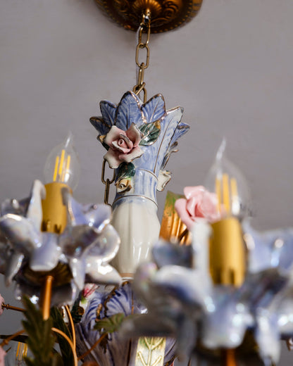 Heritage Bloom French Floral Chandelier