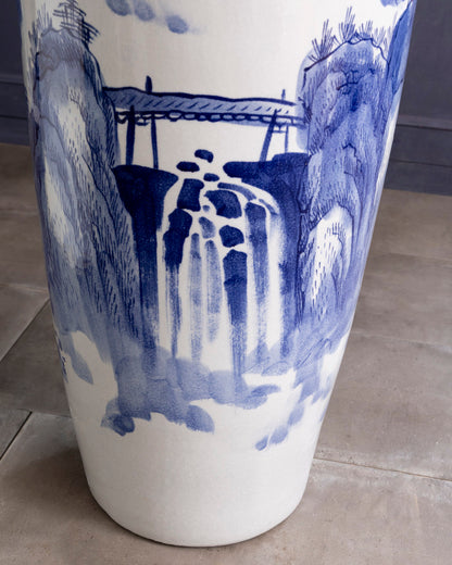 Majestic Mist Landscape Tall Floor Vase - 6.4 Ft