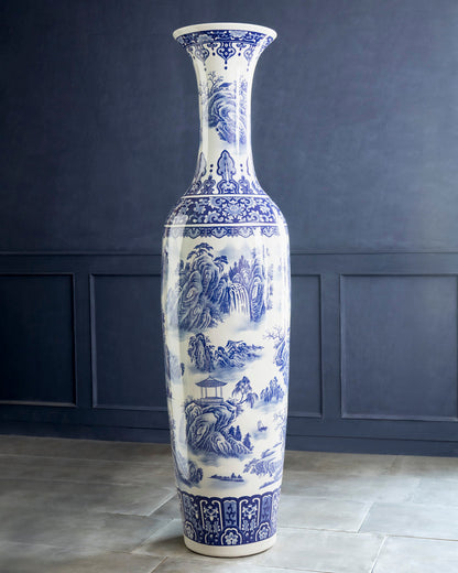 Royal Heritage Scenic Tall Floor Vase - 6.4 Ft