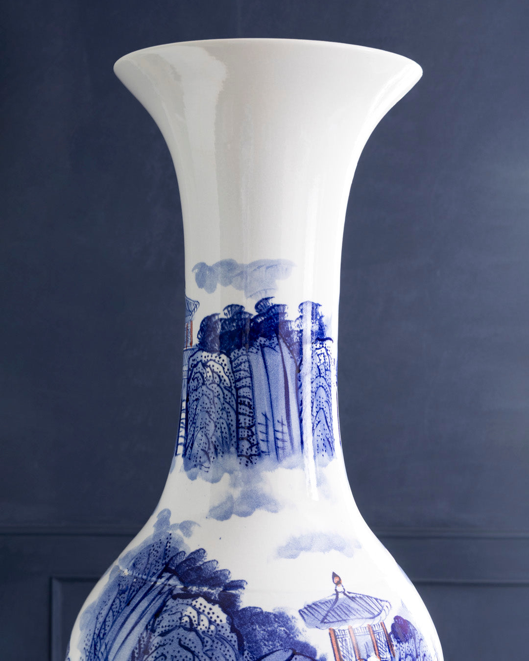 Grand Heritage Landscape Tall Floor Vase - 6.4 Ft