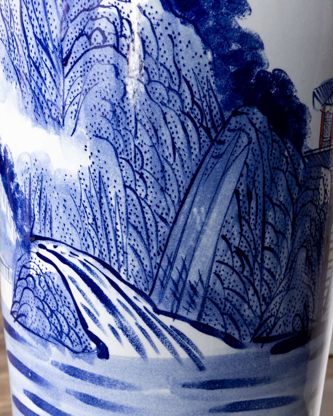 Grand Heritage Landscape Tall Floor Vase - 6.4 Ft