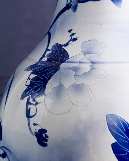 Blooming Lotus Art Tall Floor Vase - 6.4 Ft