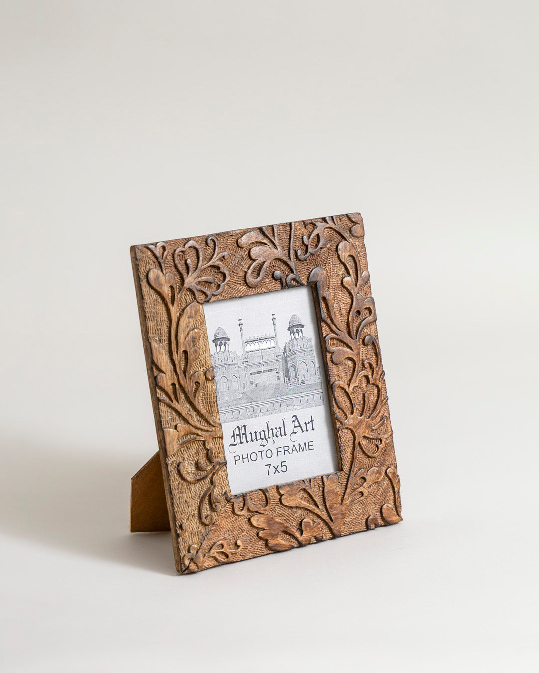 Antique Floral Carved Photo Frame