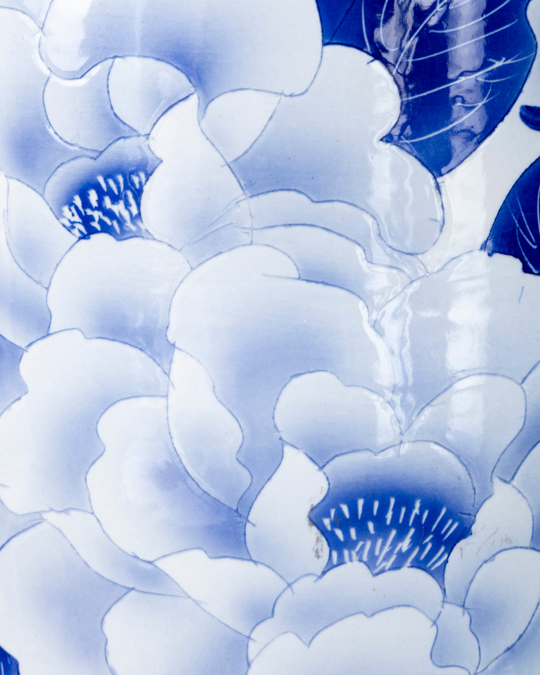Blooming Lotus Art Tall Floor Vase - 6.4 Ft