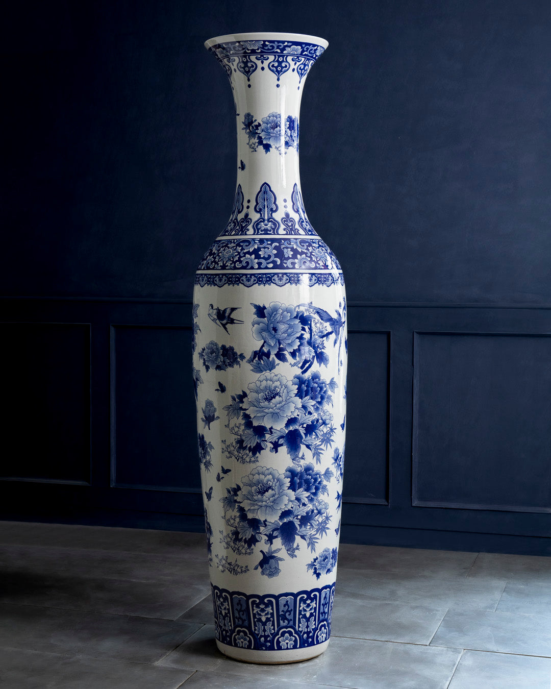 Royal Bloom Grandeur Tall Floor Vase - 6.4 Ft