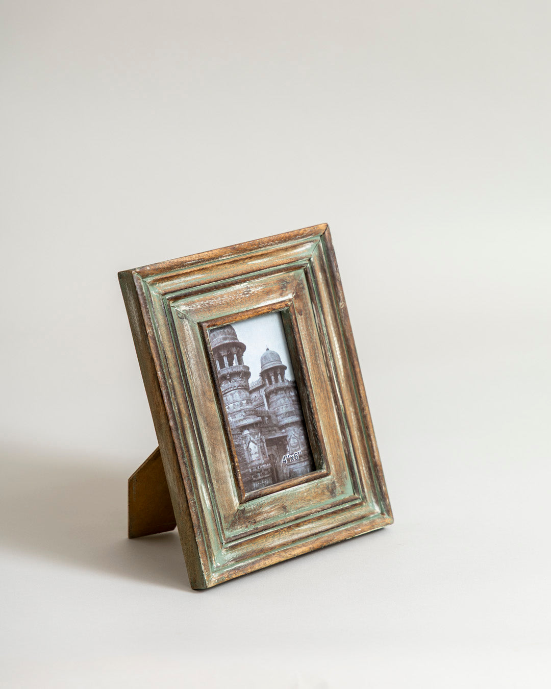 Vintage Teal Distressed Photo Frame