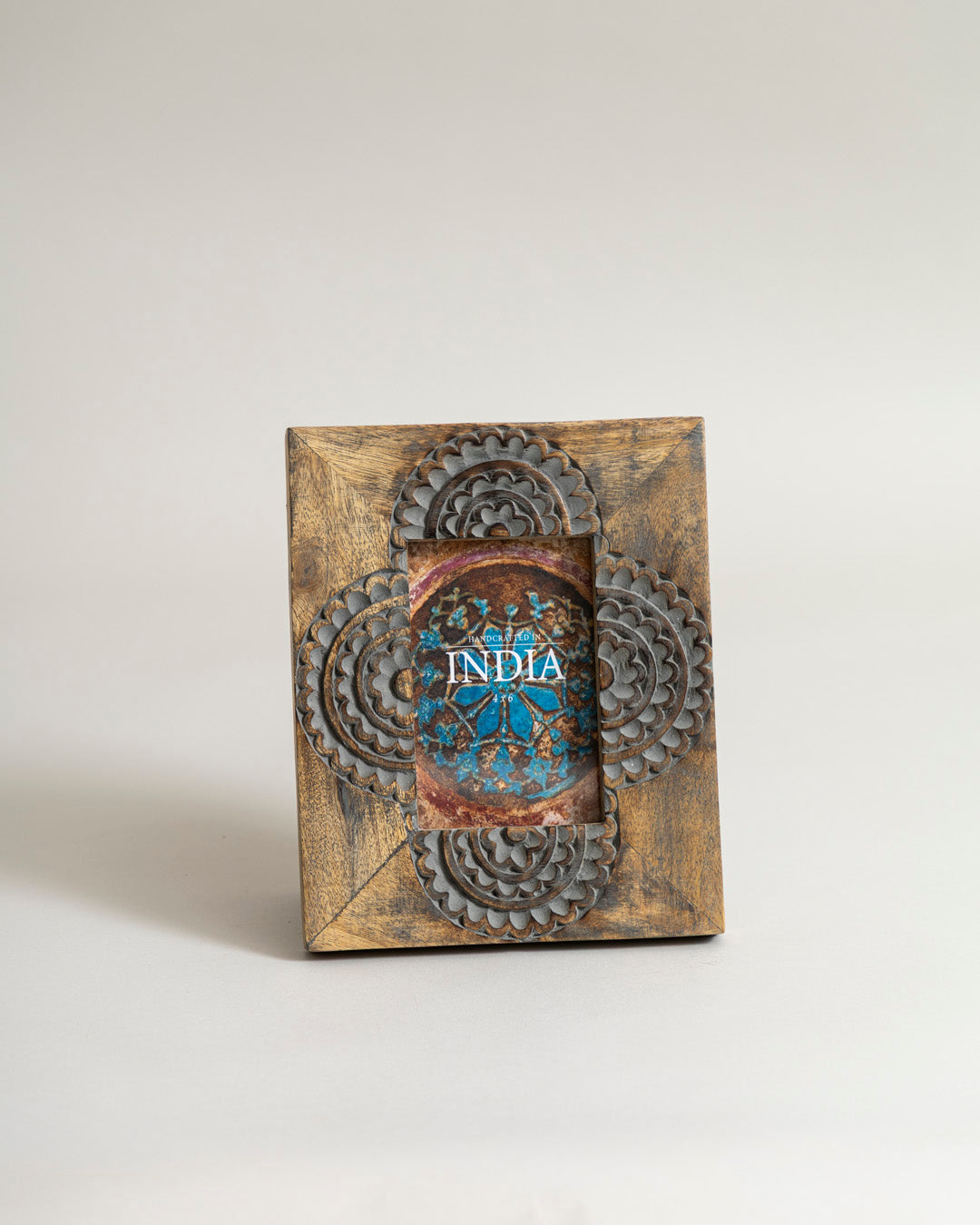 Tribal Medallion Rustic Photo Frame
