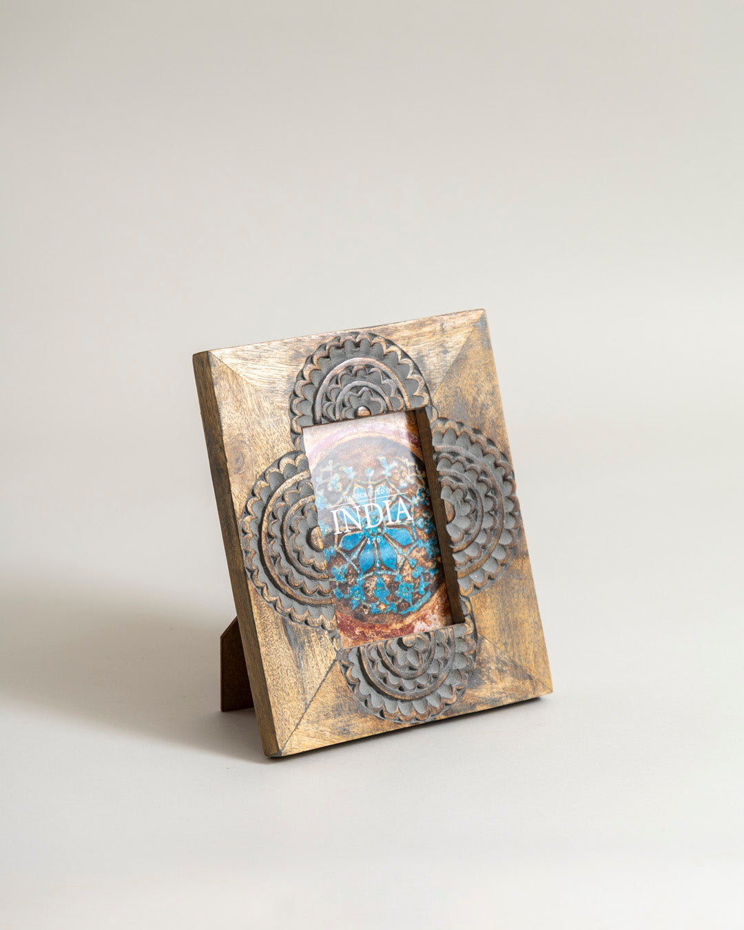 Tribal Medallion Rustic Photo Frame