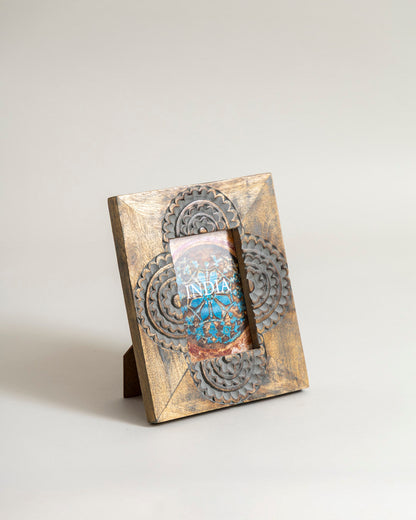 Tribal Medallion Rustic Photo Frame