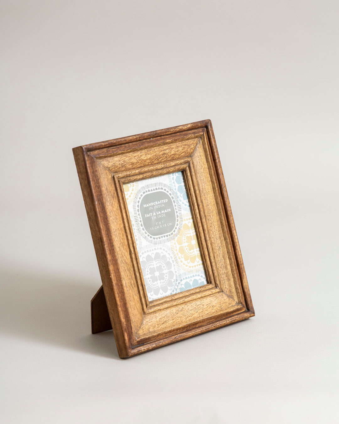 Rustic Walnut Border Photo Frame