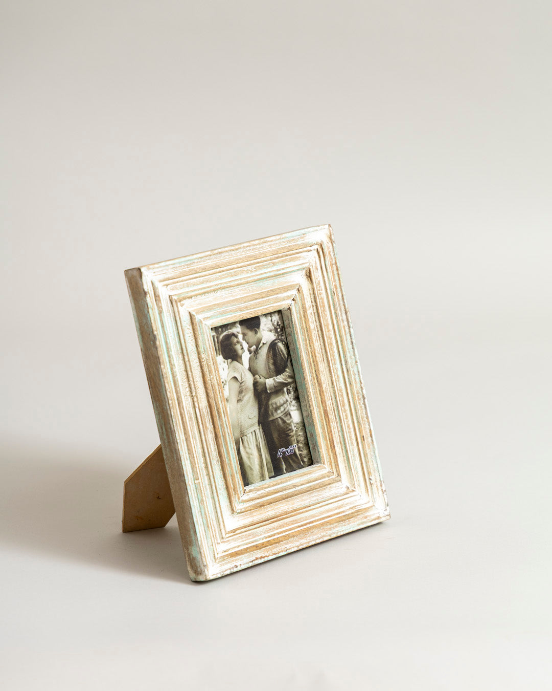 Vintage Ivory Groove Photo Frame
