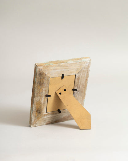 Vintage Ivory Groove Photo Frame