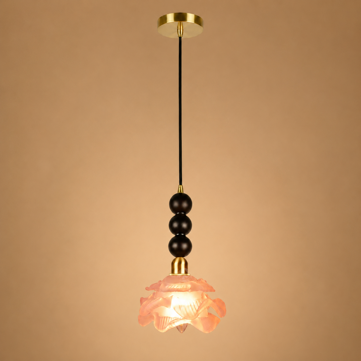Rose Haven Pendant Light For Home  & Item  for Home Decoration - Pink