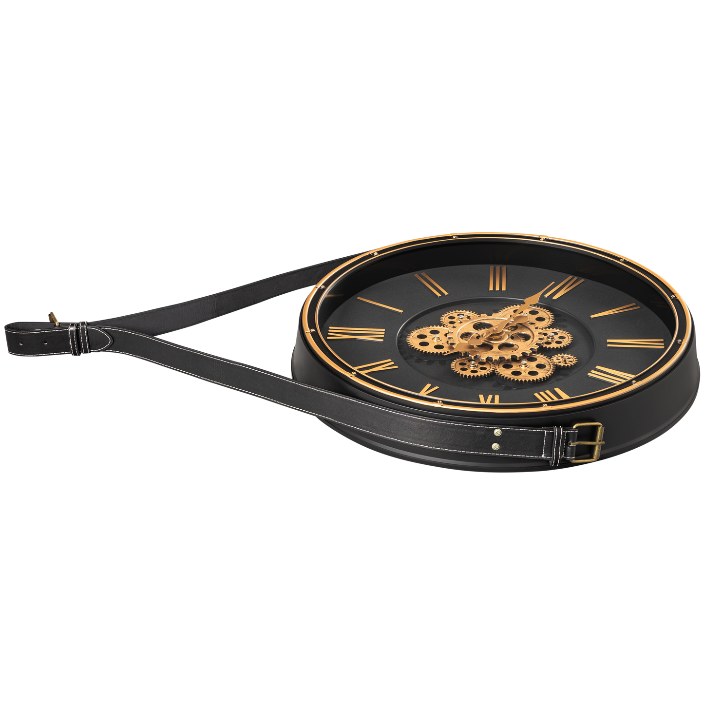 Quartz Quill Luxury Designer Wall Clocks for the Home With Moving Gear Mechanism Buy Wall Clock Online