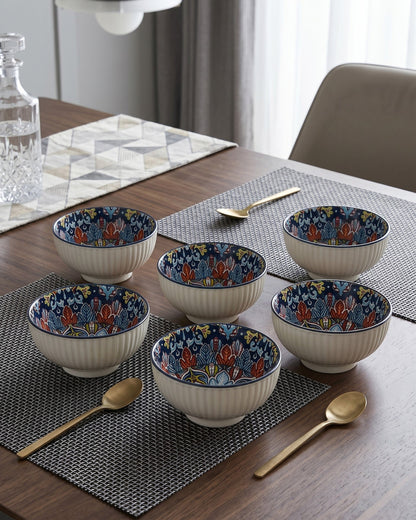 Royal Mosaic Katori - Set Of 6 Style - 3