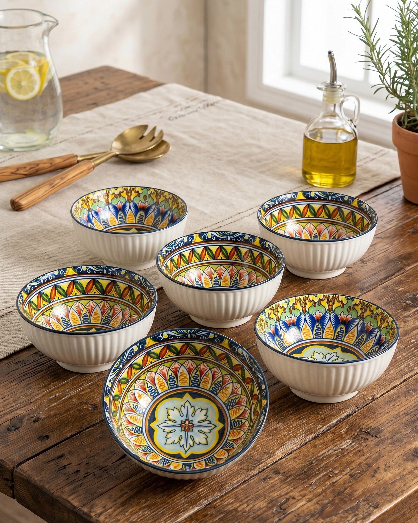 Royal Mosaic Katori - Set Of 6 Style - 6