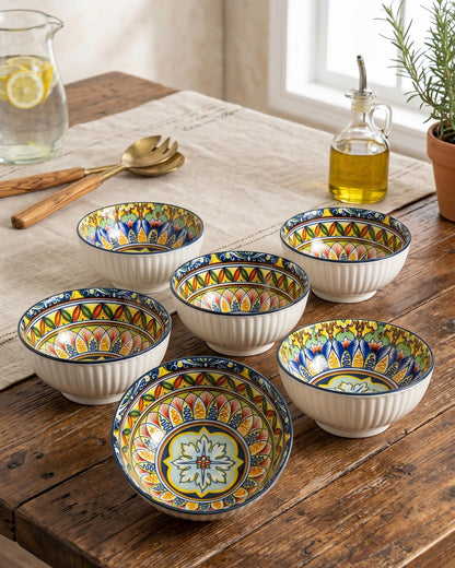 Royal Mosaic Katori - Set Of 6 Style - 6