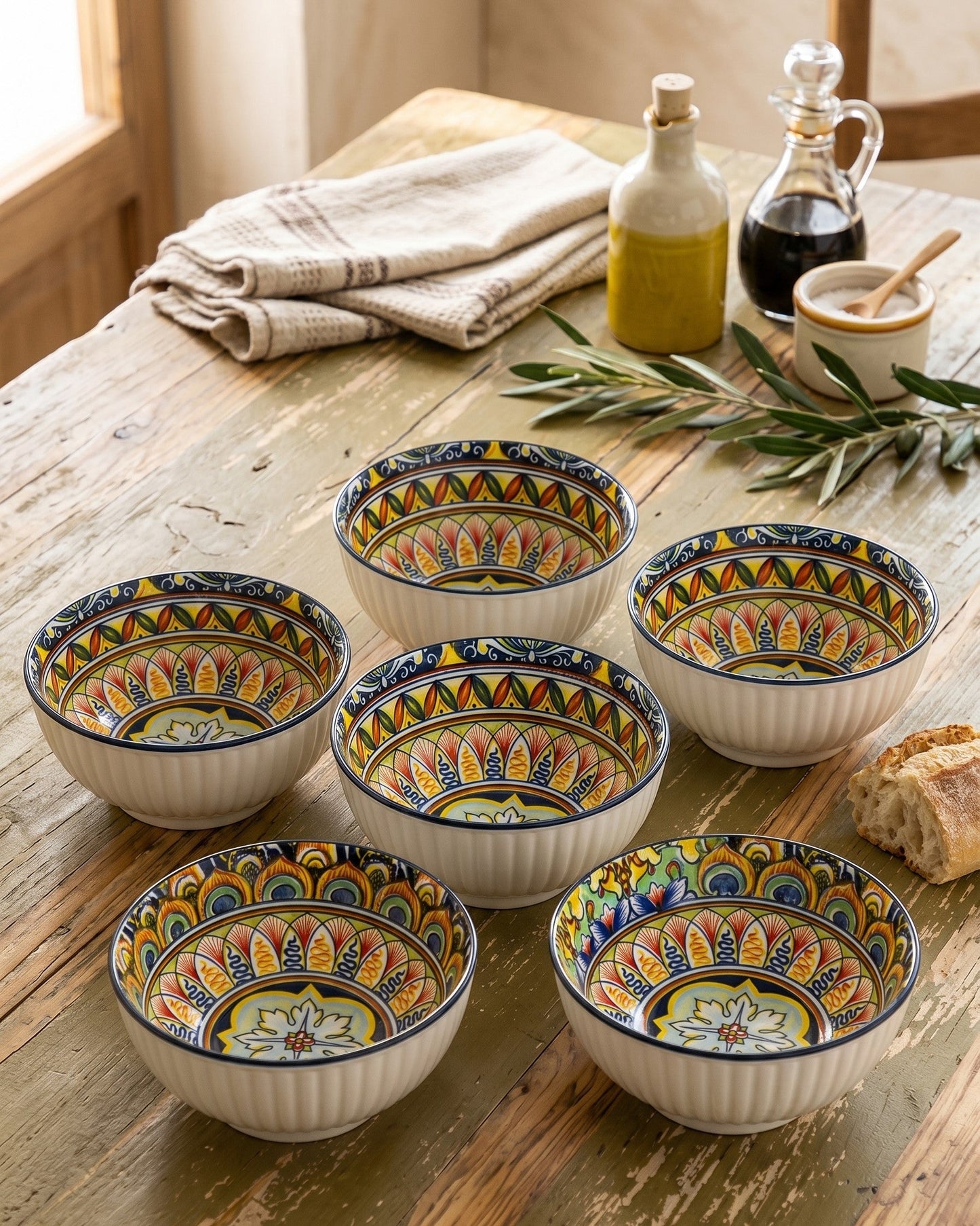 Royal Mosaic Katori - Set Of 6 Style - 6