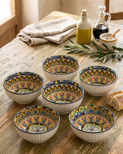 Royal Mosaic Katori - Set Of 6 Style - 6