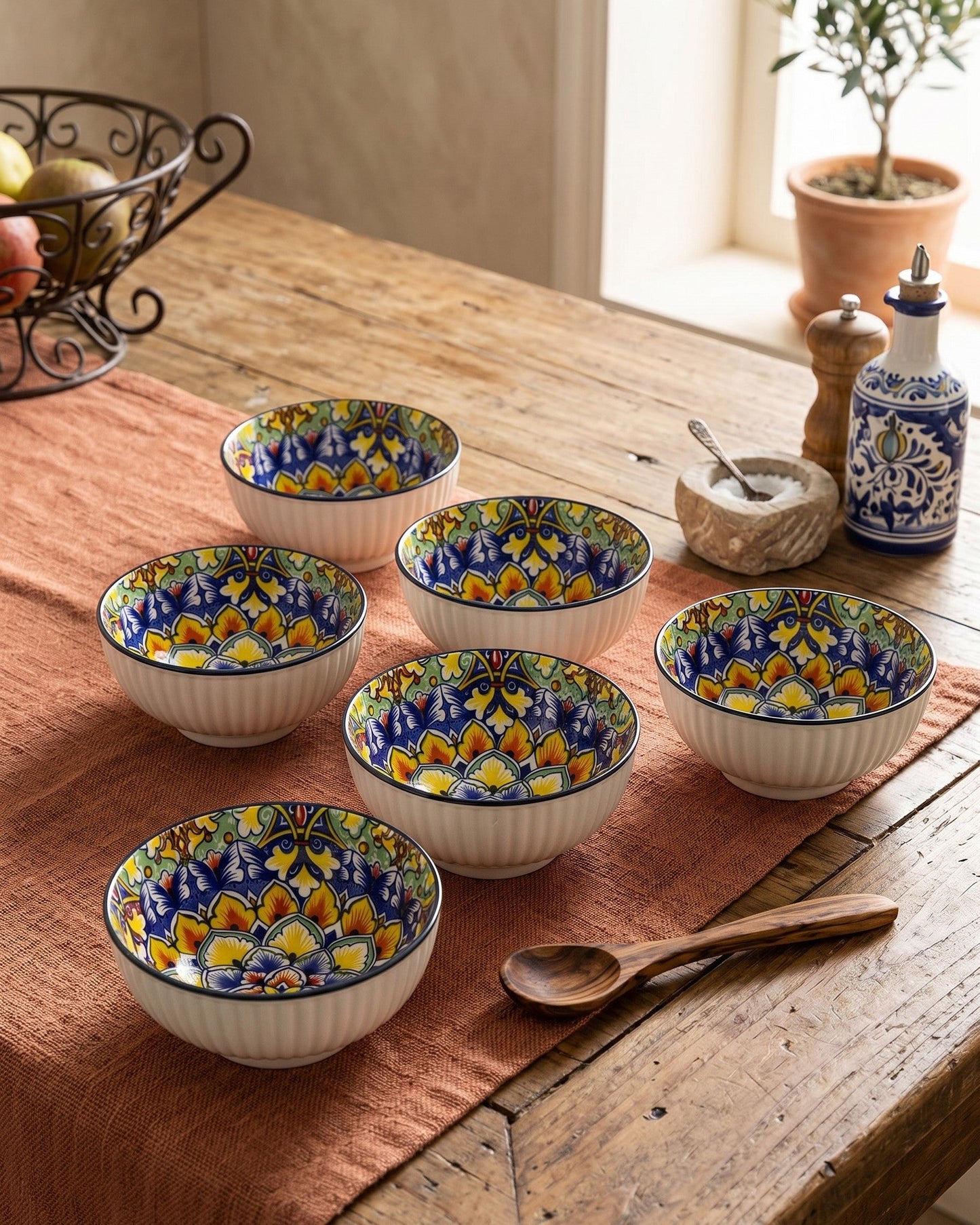 Royal Mosaic Katori - Set Of 6 Style - 2